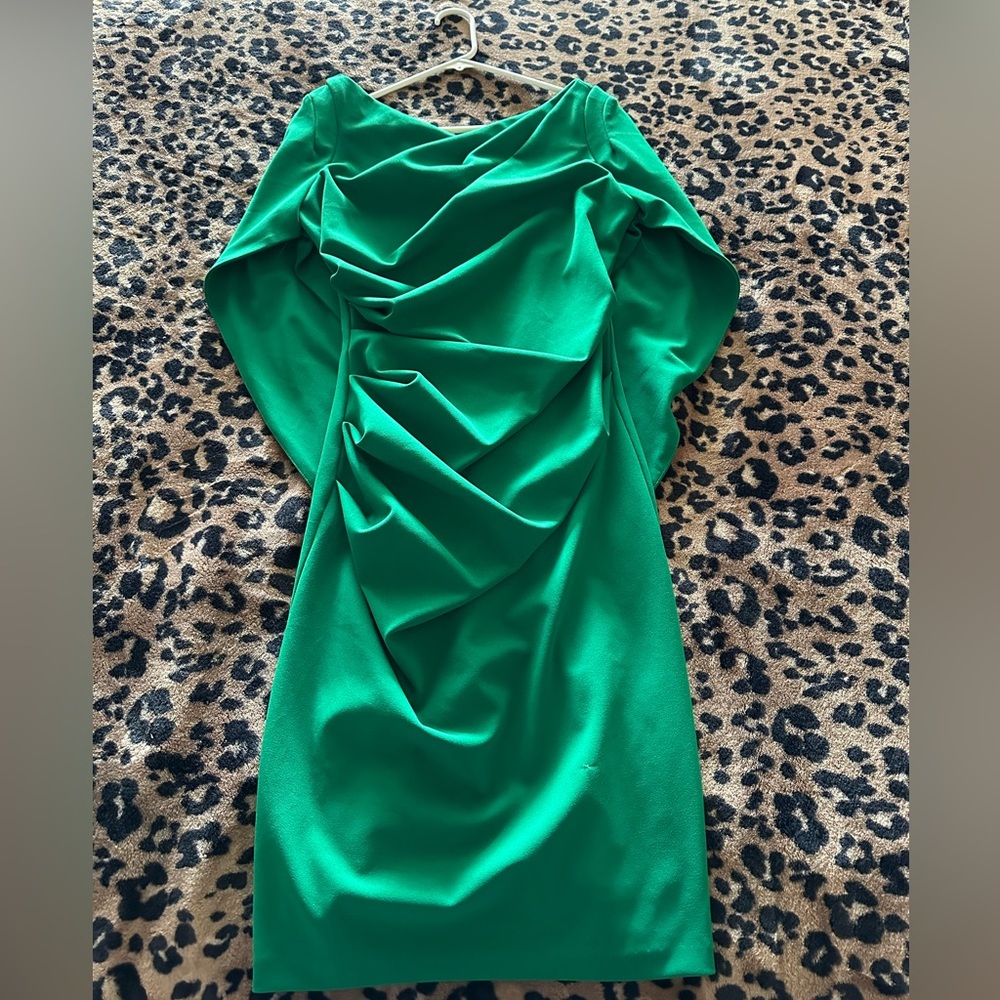 Emerald dress Betsy & Adam